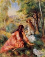 Renoir, Pierre Auguste - Picking Flower, In the Field